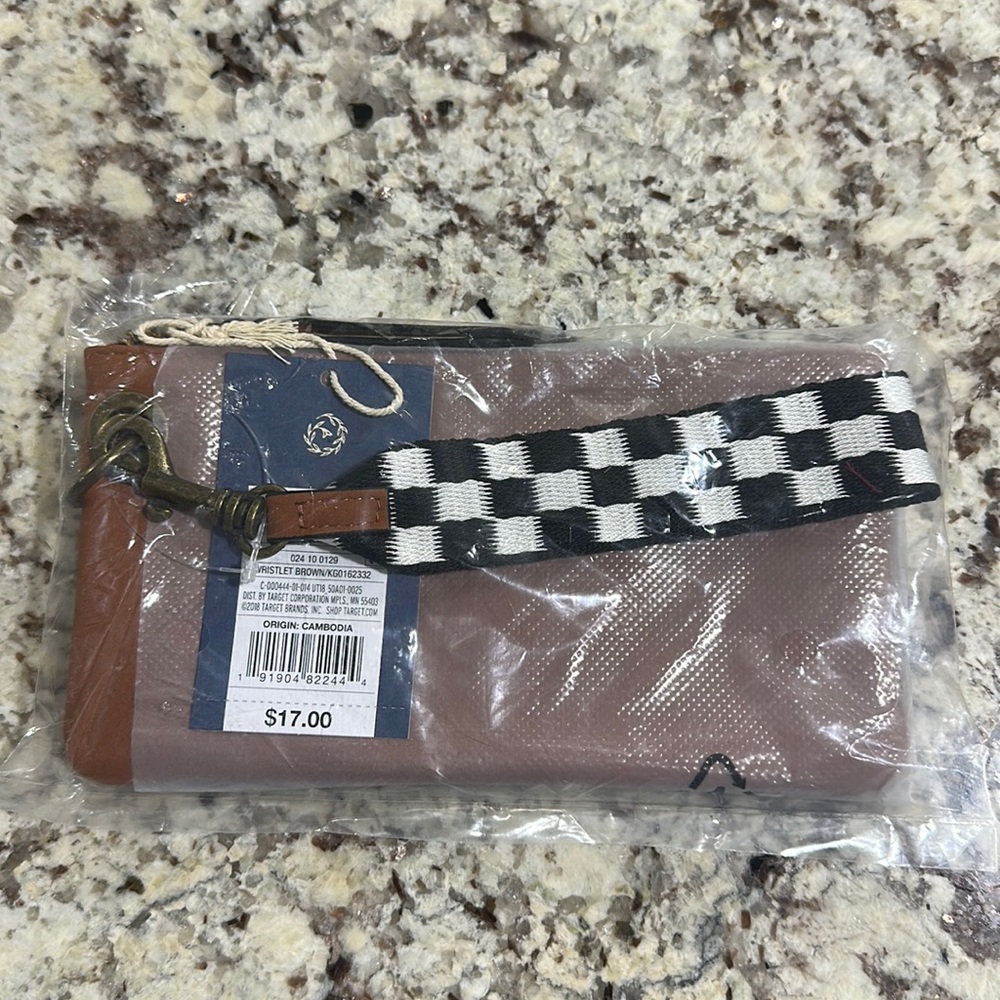 Universal Thread Goods Co. Small Brown Zip Wristl… - image 7